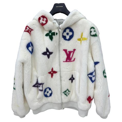 louis vuitton winter jacket|louis vuitton fuzzy jacket.